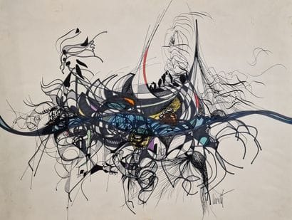 Raymond MORETTI (1931-2005)
Dessin original...