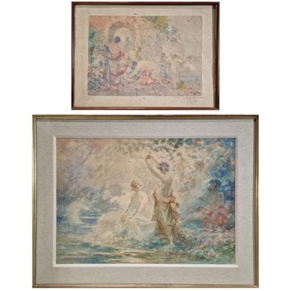 Gabriel GRIFFON (1866 - 1938) 
Dionysos et...