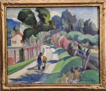 André VERDILHAN (1881-1963)
Chemin de campagne...