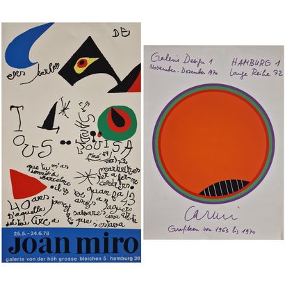 Joan MIRO (1893 - 1983) 
Hambourg 1978 
AFFICHE...
