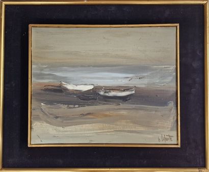 Georges LAPORTE (1926–2000)
Boats at Low...