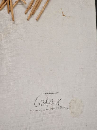 CESAR (1921-1998)
Combustion d'allumettes
TABLEAU...