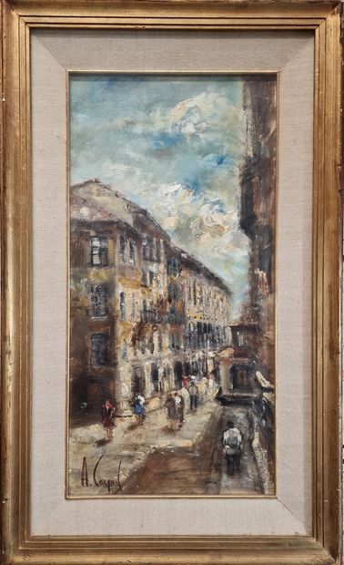 Antonio CARGNEL (born 1946)
Lively street...