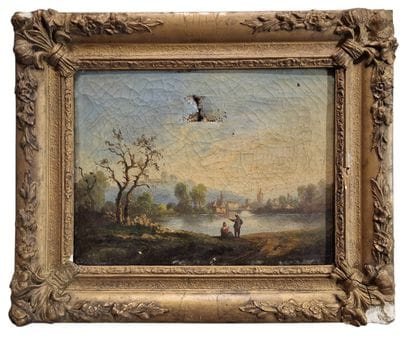 MID-19TH-CENTURY FRENCH SCHOOL
Two Figures...