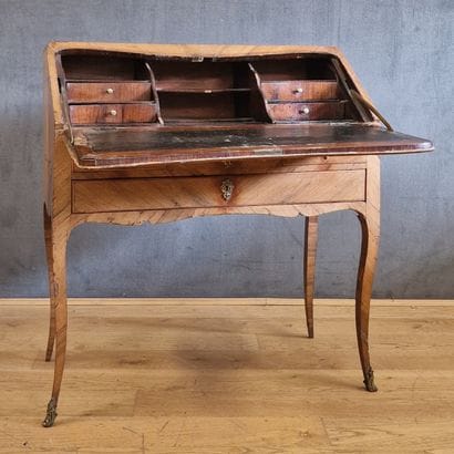 SMALL SLANTED DESK from the Louis XV period,...