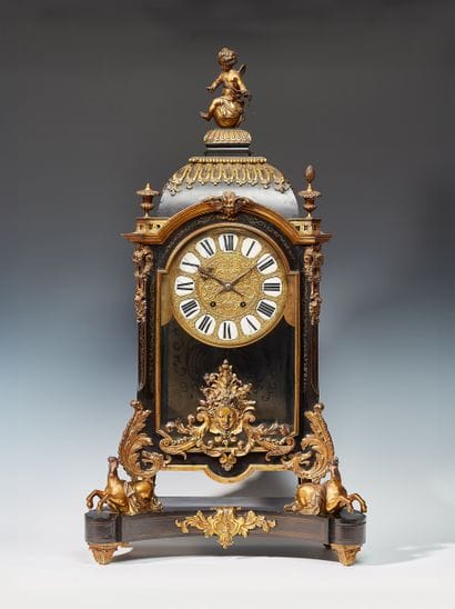 Louis XIV - Napoleon III period gilt brass...