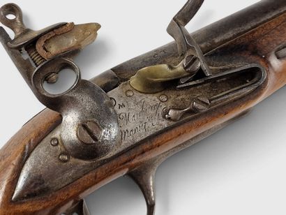 GENDARMERIE FLINTLOCK PISTOL, MODEL AN IX....