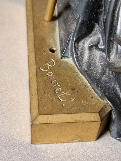 After Eutrope BOURET (1833–1906)
Seated Minerva
BRONZE...