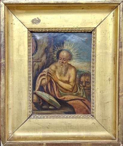 17TH-CENTURY SCHOOL
Saint Jerome in Prayer
OIL...