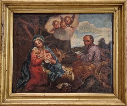 ITALIAN SCHOOL, CIRCA 1700
The Nativity
OIL...