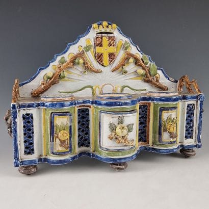 LARGE INKWELL - Italy, 19th century, made...