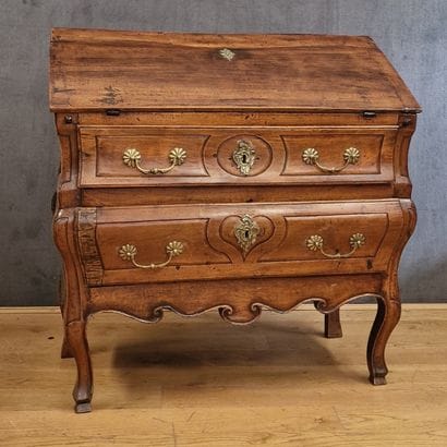 SLOPING DESK with curved front and sides—Provence,...