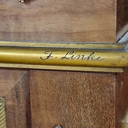 François LINKE (1855-1946) - VITRINE A HAUTEUR...