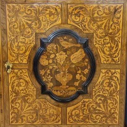 LARGE 17th-Century Dauphiné-Style Inlaid...