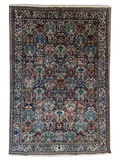 BAKTHIAR RUG (cotton warp and weft, wool...
