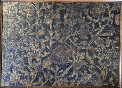 SMALL RECTANGULAR WRITING TABLE, partly from...