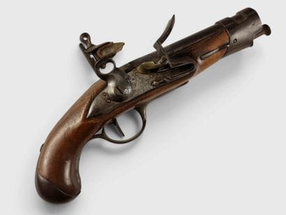 GENDARMERIE FLINTLOCK PISTOL, MODEL AN IX....