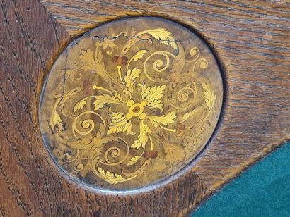 Henri II-Style WALL-MOUNTED GAMING TABLE—Late...