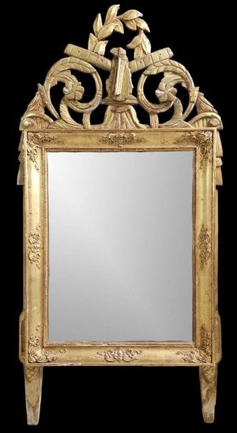 MIROIR RECTANGULAIRE A FRONTON du Premiers...
