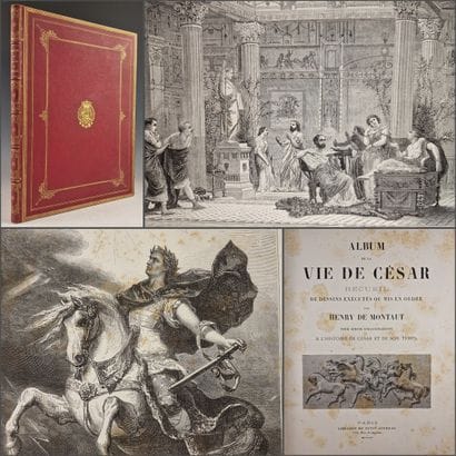 MONTAUT (Henry de). Album of Caesar’s Life....