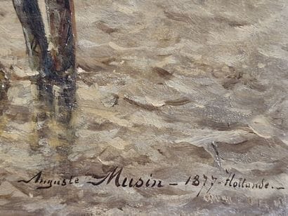 Auguste Henri MUSIN (1852-1923)
Marine -...