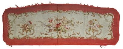 DOSSIER D'UN CANAPE en tapisserie d'Aubusson,...