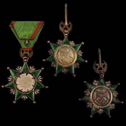 OTTOMAN EMPIRE - ORDER OF OSMANIA - THREE...