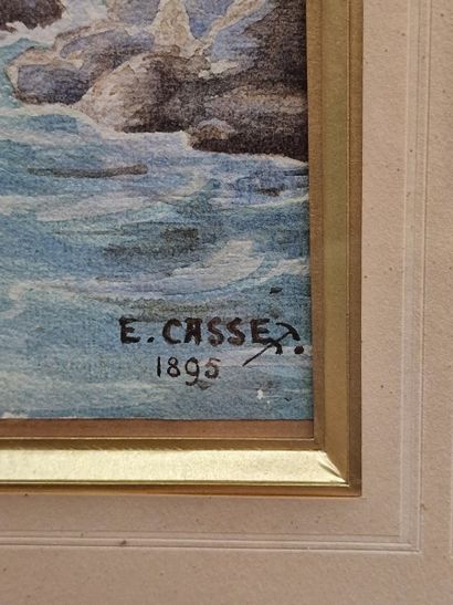 LATE 19TH-CENTURY SCHOOL - E. CASSE
Three...