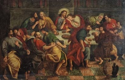 17TH-CENTURY NORTHERN SCHOOL
The Last Supper
OIL...