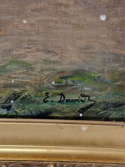Etienne DAVID (1819-?)
Jeune femme à la source
HUILE...