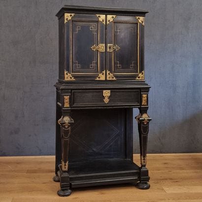 Louis XIV-style CABINET—Napoleon III period—made...