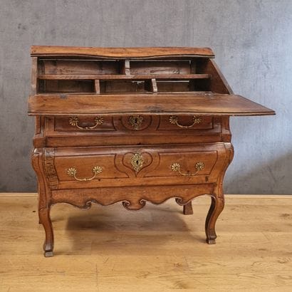SLOPING DESK with curved front and sides—Provence,...