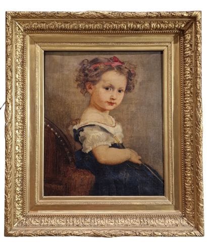 Paul BAUDRY (1828-1886)
Portrait de fillette...