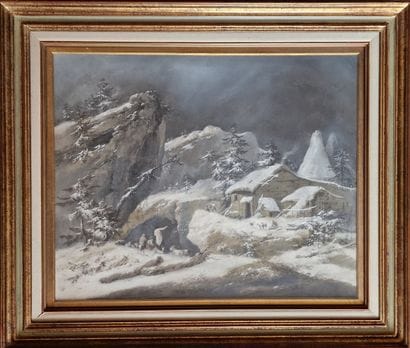 Jean-Baptiste PILLEMENT (1728 1808)
Chaumière...