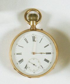- Montre de gousset or - Poids : 86.5 gr