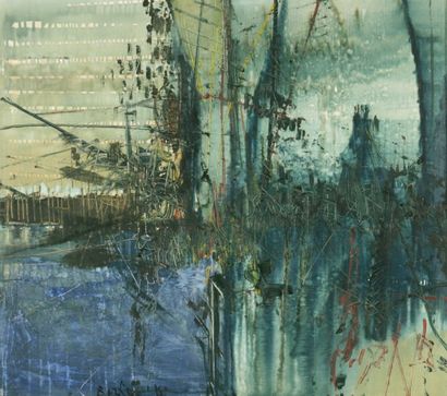 Hubert Berke (1908-1979)
Marine Huile sur...