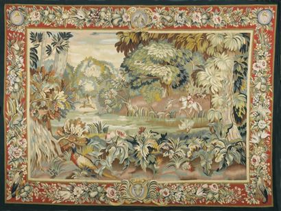Aubusson
Tapisserie polychrome à décor de...
