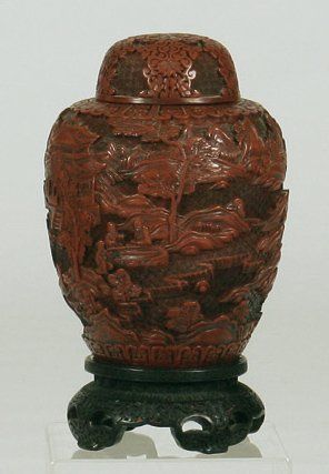 - Chine
Pot couvert en laque Dynastie Qing...