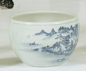 - Chine
Bac en porcelaine XIXème siècle Diamètre...