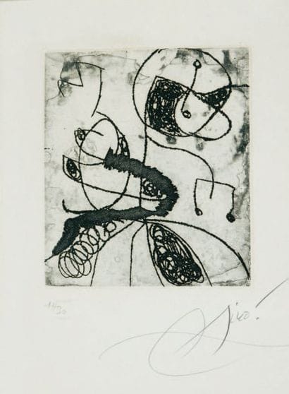 Joan Miro (1893-1983)
Les saltimbanques II...