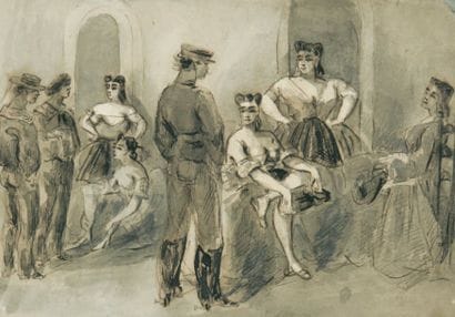Constantin Guys (1802/05-1892)
Militaires...