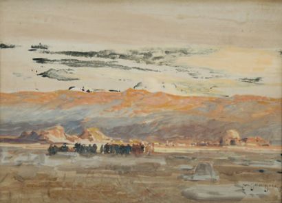 Carl Oscar Borg (1879-1947)
Paysage orientaliste...