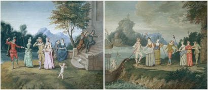 De Vandremer (XVIIIème)
Personnages galants...