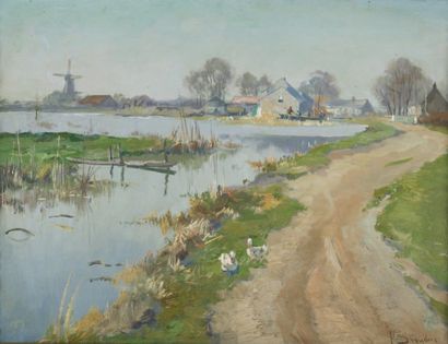 L.P. Snyders (XIXème - XXème)
Canards sur...