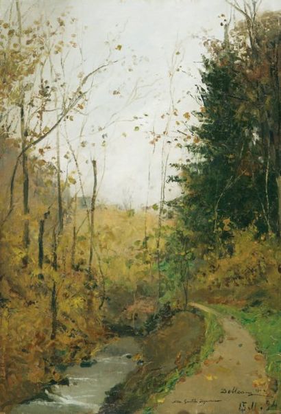 Lorenzo Delleani (1840-1908)
Ruisseau et...