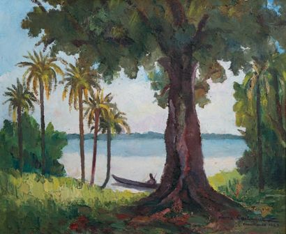 Pierre Castagnez (1898-1951)
Vue de la casamance...