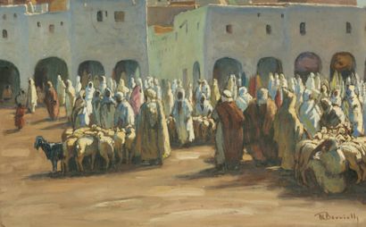Maurice Bouviolle (1893-1971)
Le marché à...