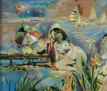 Ludwig Klimek (1912-1992)
Baigneuses Huile...