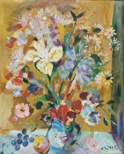Ludwig Klimek (1912-1992)
Bouquet de fleurs...