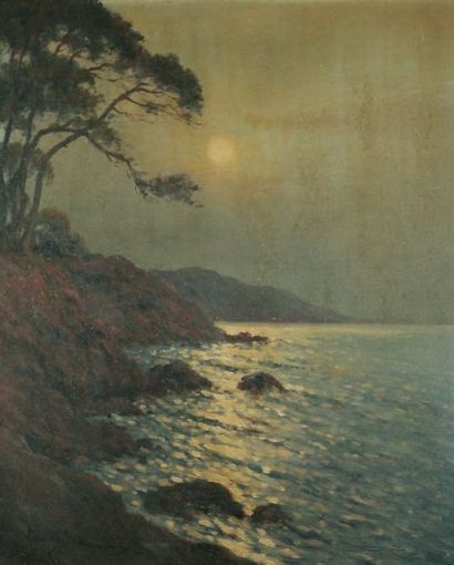 Keuleyan (XXème)
Coucher de soleil Huile...